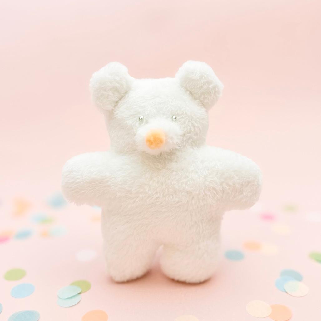 やさしい白くまのぬいぐるみ｜こんぺいとうの森のくまさん1枚目の画像