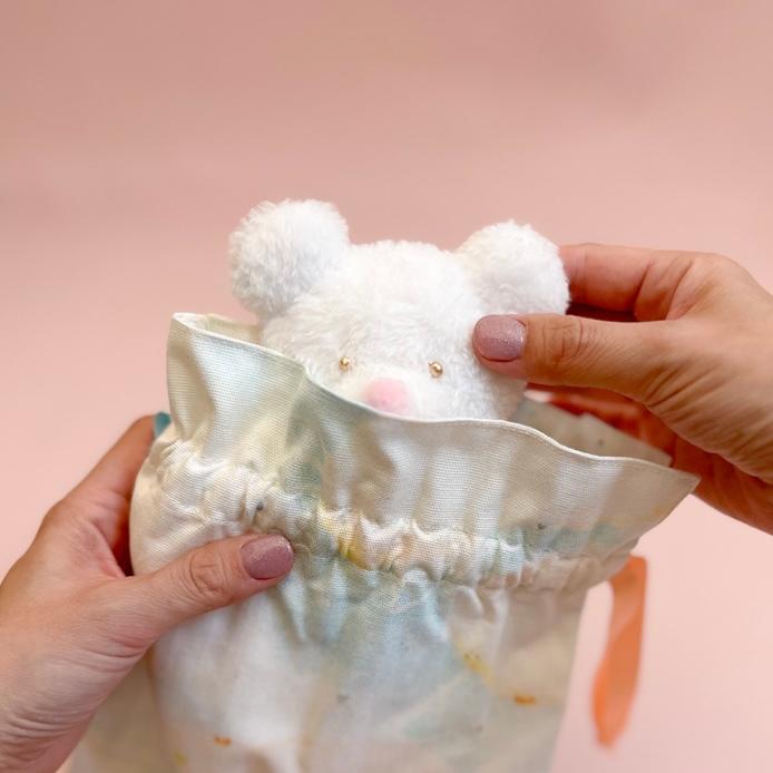 やさしい白くまのぬいぐるみ｜こんぺいとうの森のくまさん | 4枚目