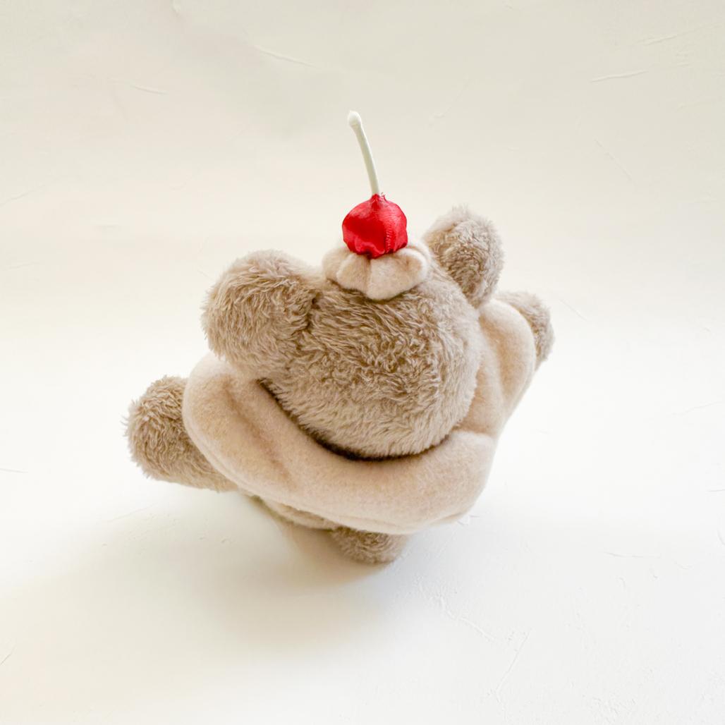 【5人限定】チョコレートケーキのくまさん｜ふわふわ・チェリートッピングのぬいぐるみ | 5枚目